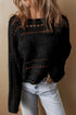'Halona' Knit Long Sleeve Sweater - Celes Fashion